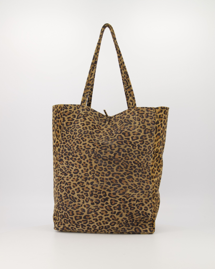 Franka Shopper Shoulder Bag / Leopard Brown