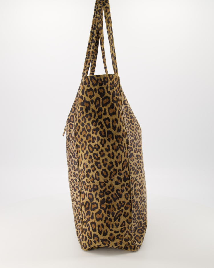 Franka Shopper Shoulder Bag / Leopard Brown