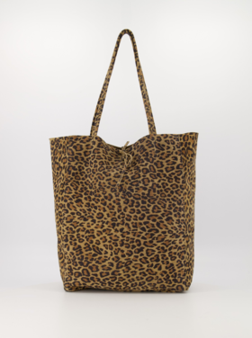 Franka Shopper Shoulder Bag / Leopard Brown