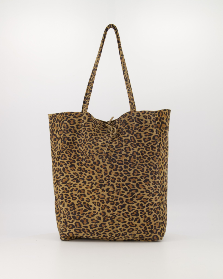 Franka Shopper Shoulder Bag / Leopard Brown