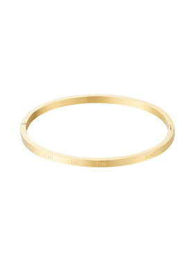 Gold To The Moon & Back Bangle Bracelet