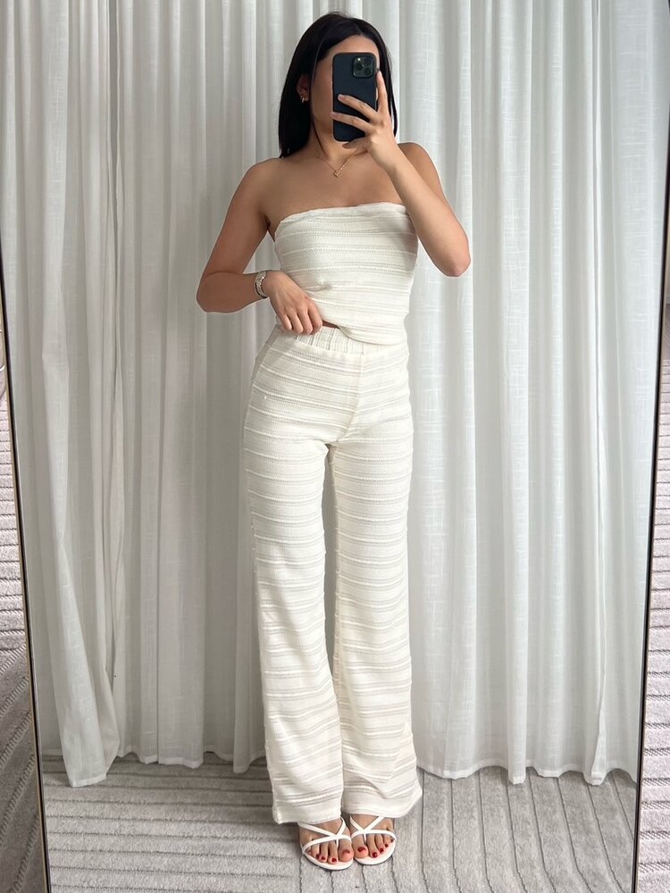 Ricca Crochet Tube Top / Cream