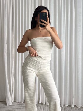 Ricca Crochet Tube Top / Cream