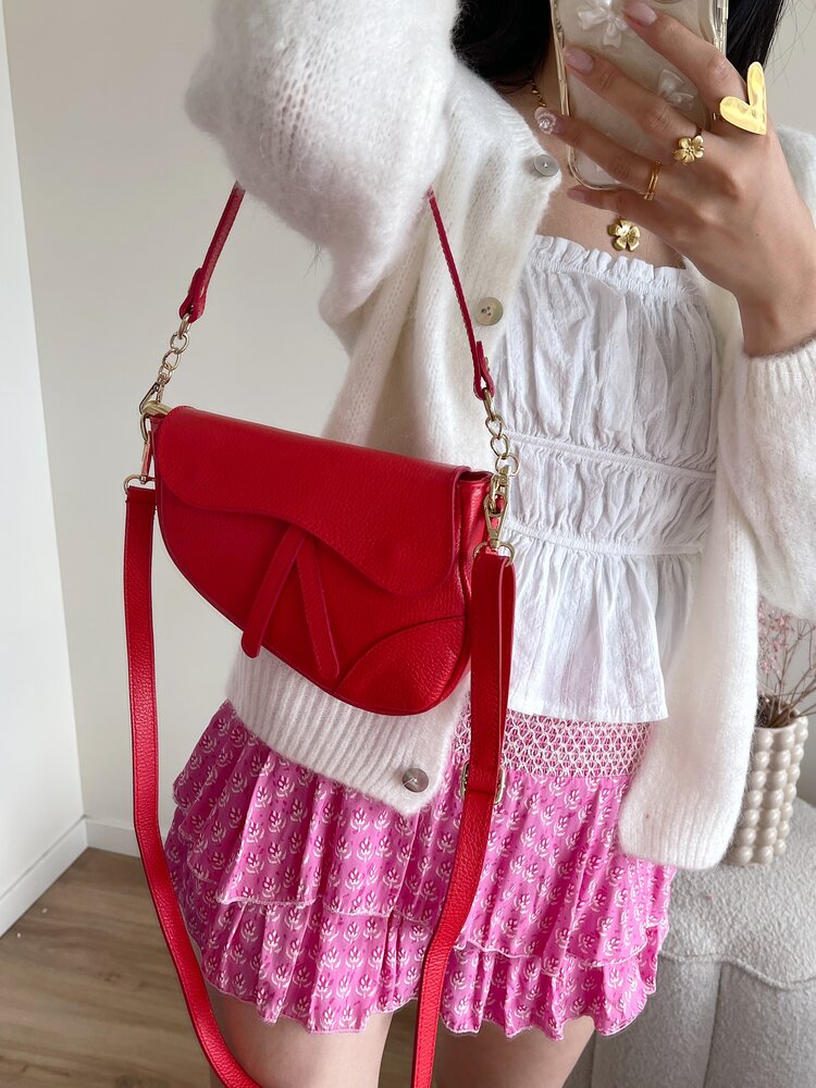Lulu Moon Bag / Red