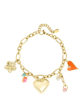 Gold Joyful Charms Bracelet
