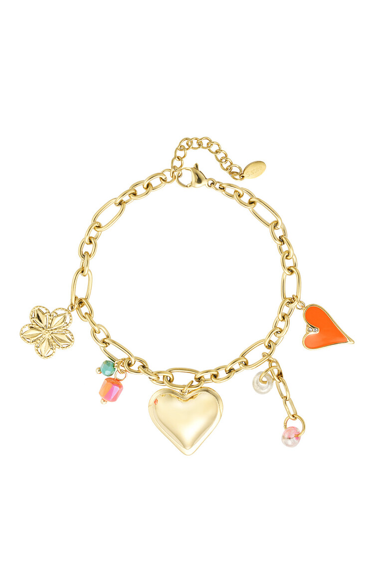 Gold Joyful Charms Bracelet