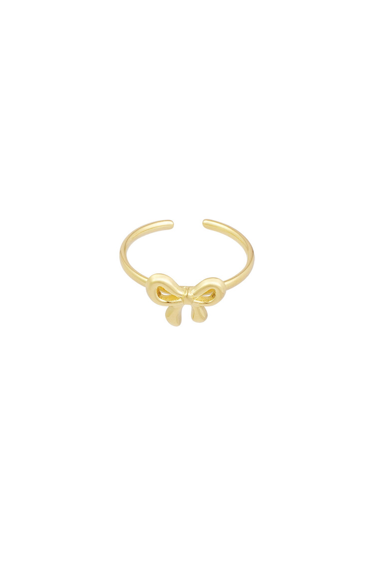 Gold Simple Bow Ring