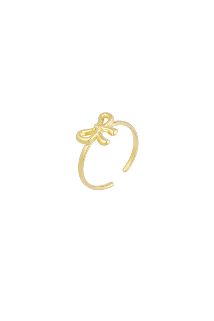 Gold Simple Bow Ring