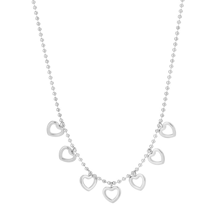 Silver Tova Mixed Charms Necklace