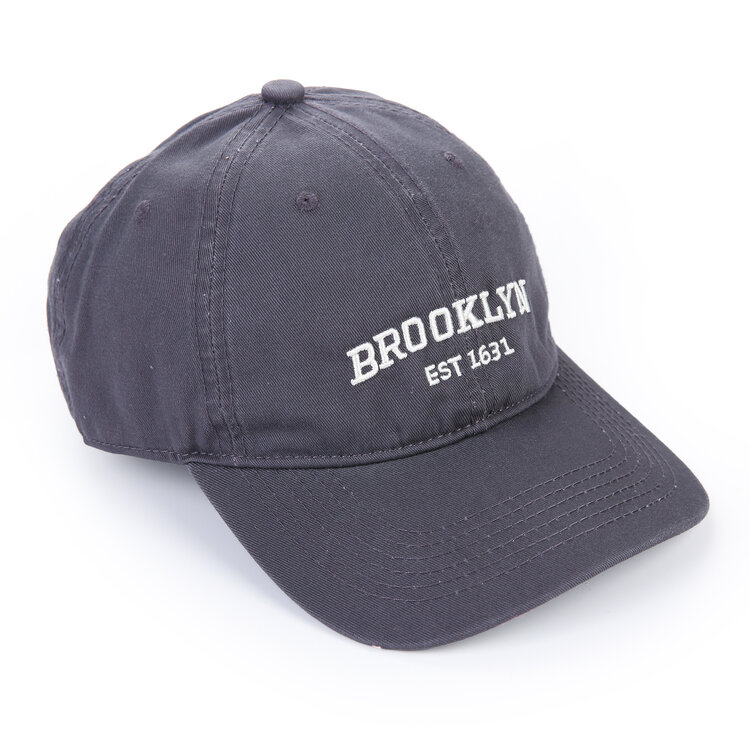 Brooklyn Embroidered Cap / Grey