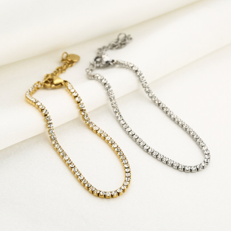 Silver Diamond Bracelet