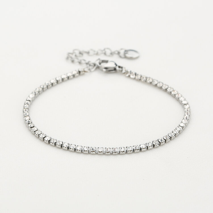 Silver Diamond Bracelet