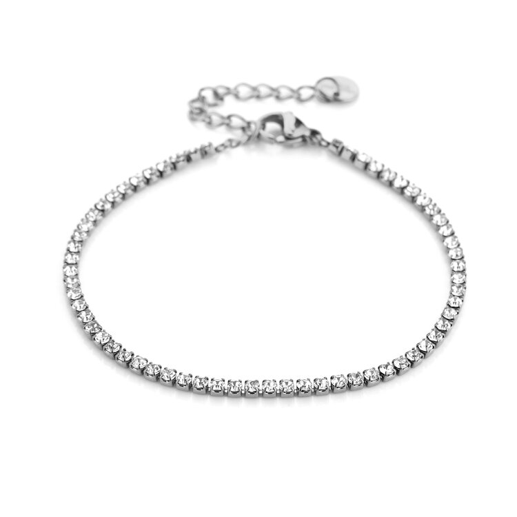 Silver Diamond Bracelet