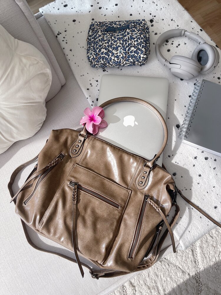 Sofia City Shoulder Bag / Light Taupe