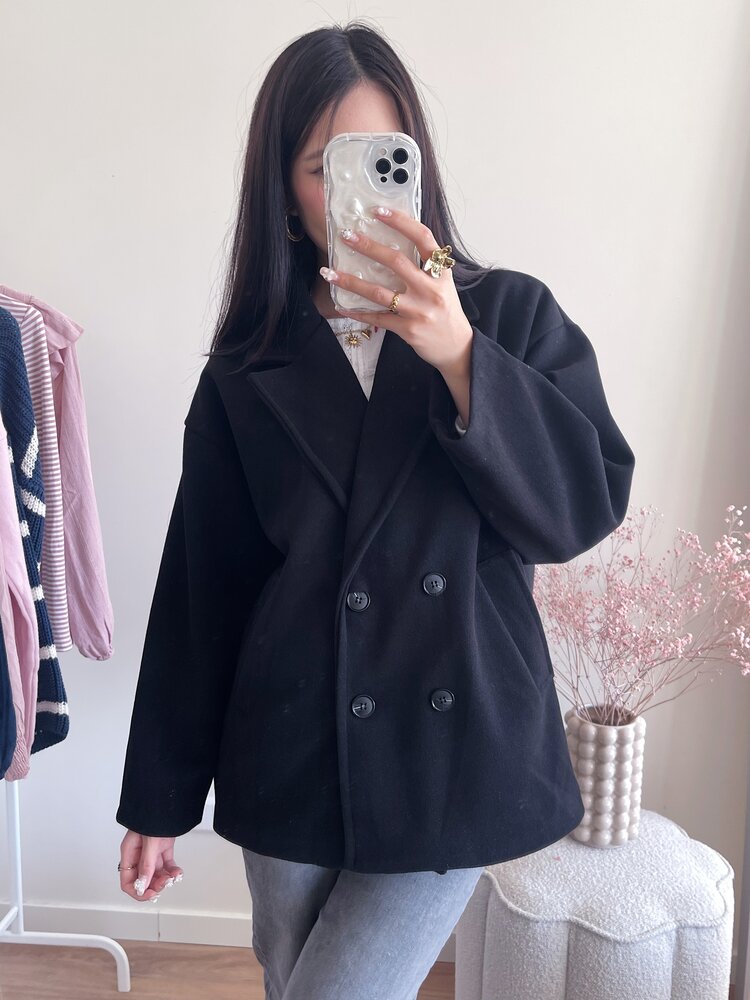 Copenhagen Short Trenchcoat / Black