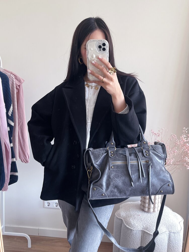 Copenhagen Short Trenchcoat / Black