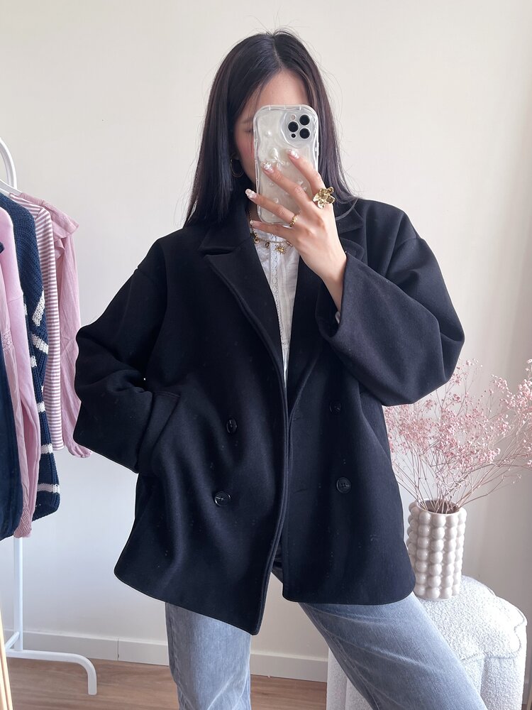 Copenhagen Short Trenchcoat / Black