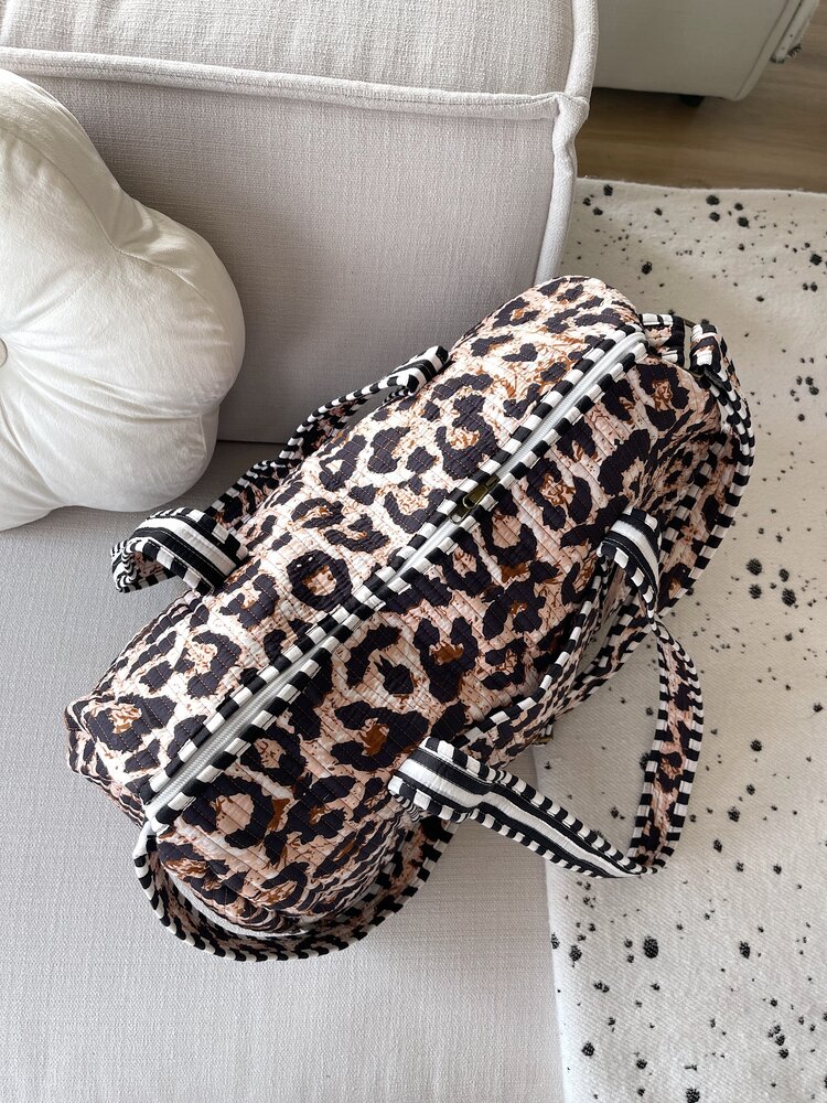 Yasmina Leopard Travel Bag