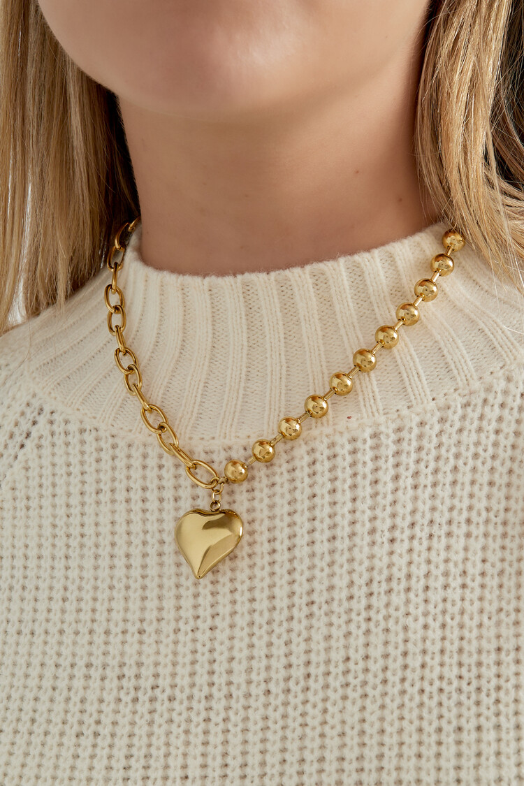 Gold Locket Of Love Necklace