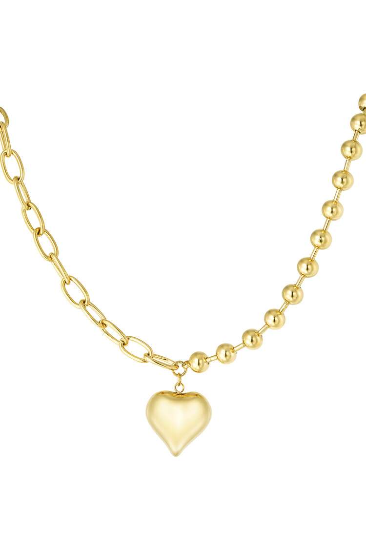 Gold Locket Of Love Necklace
