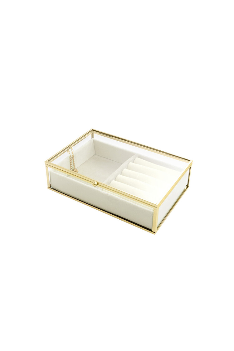 Jewellery Storage Box  / Beige (Medium)