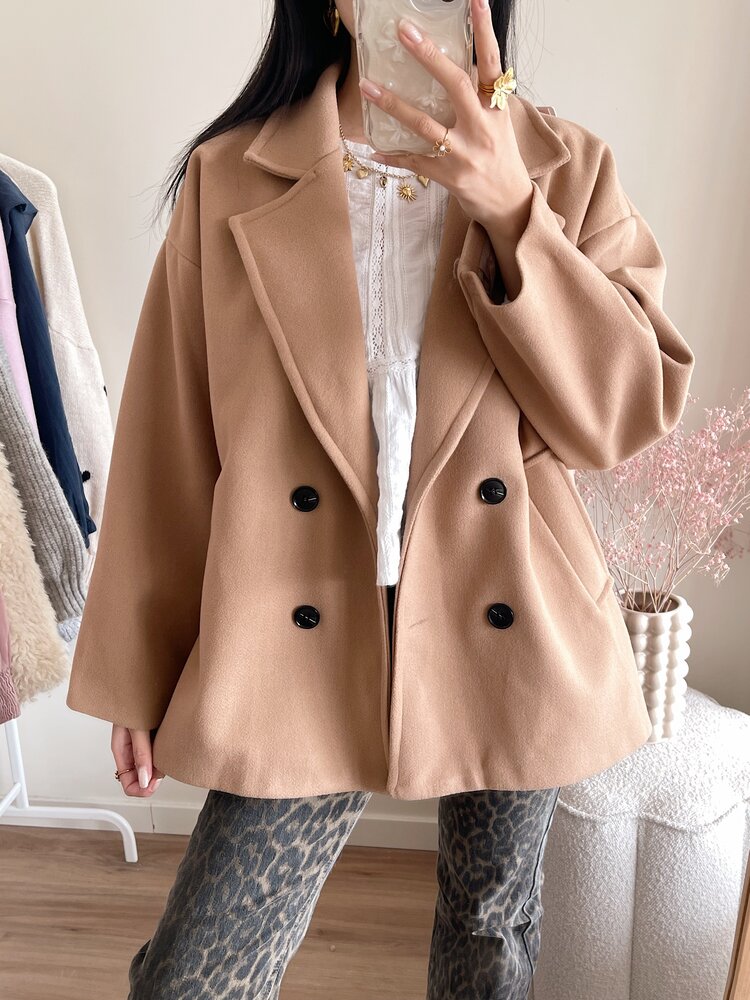 Copenhagen Short Trenchcoat / Camel