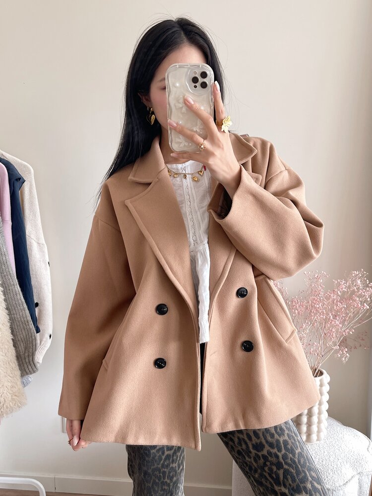 Copenhagen Short Trenchcoat / Camel