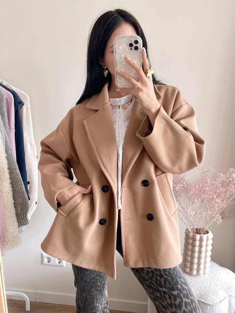 Copenhagen Short Trenchcoat / Camel
