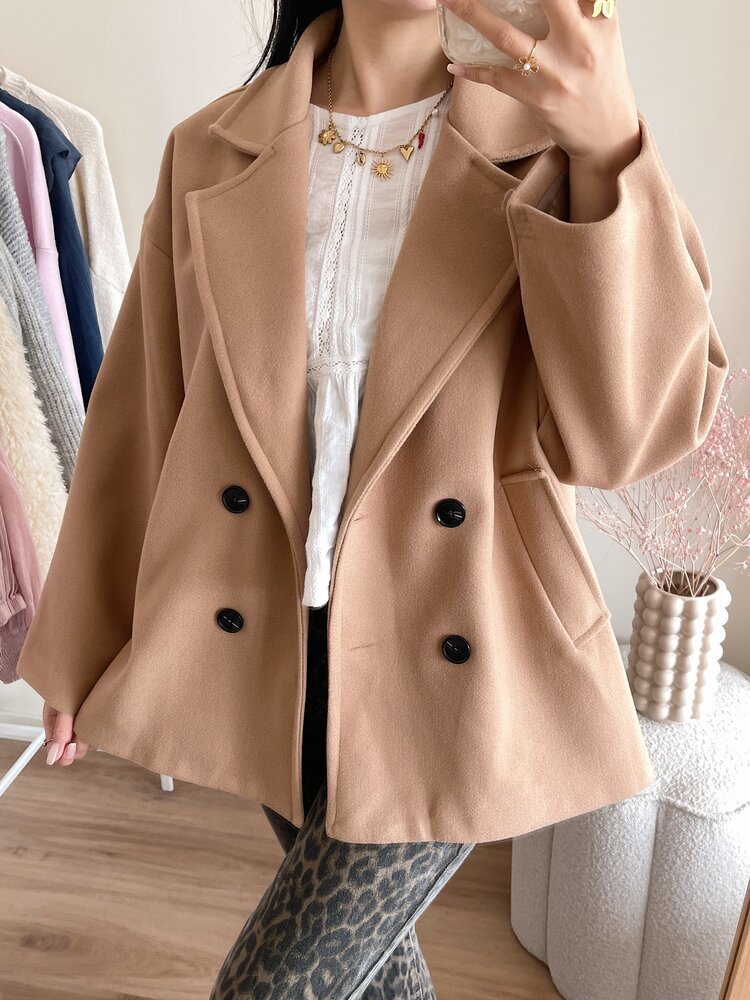 Copenhagen Short Trenchcoat / Camel