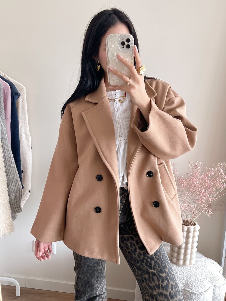 Copenhagen Short Trenchcoat / Camel