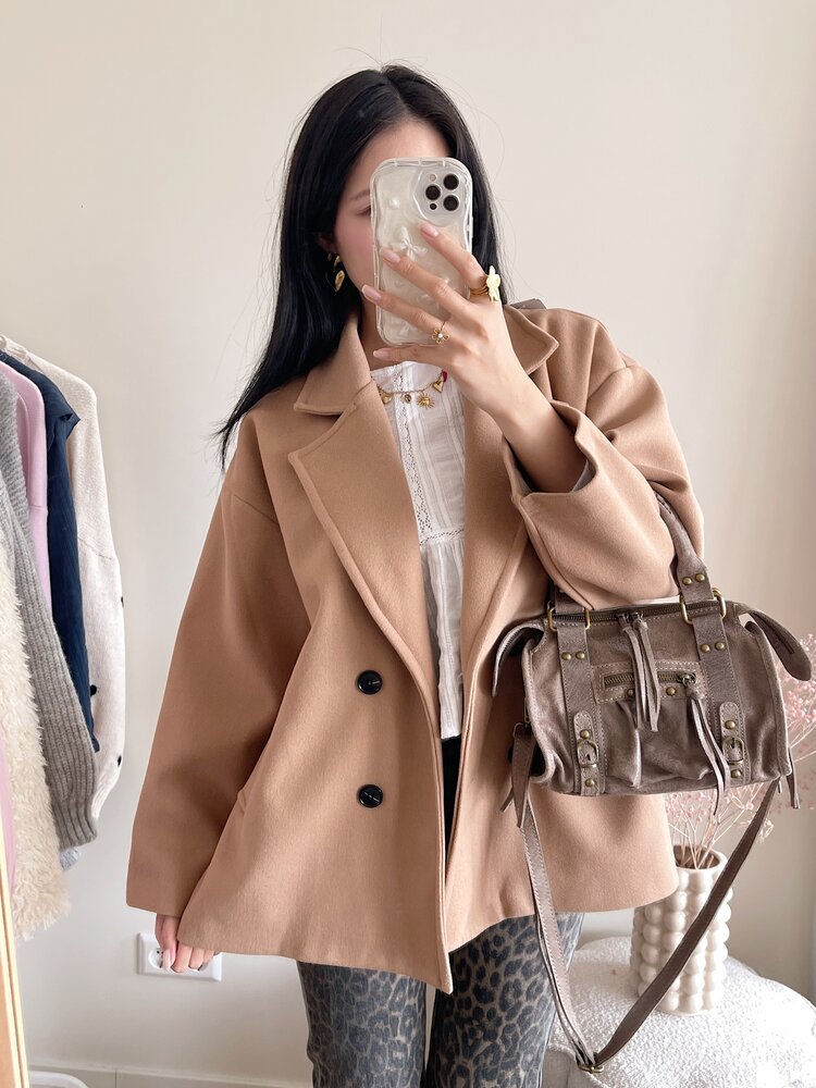 Copenhagen Short Trenchcoat / Camel