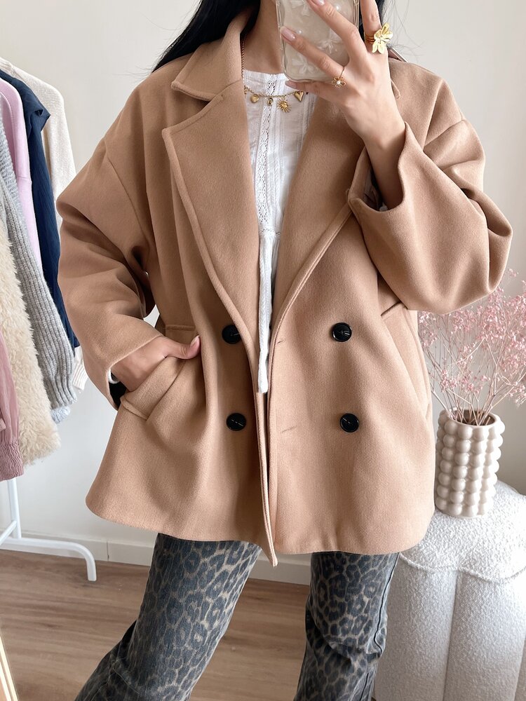 Copenhagen Short Trenchcoat / Camel