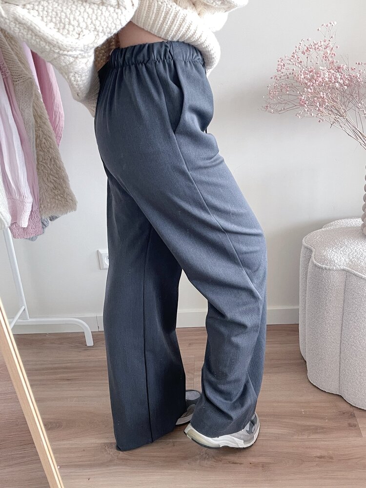 Jojo Loose Fit Trousers / Dark Grey