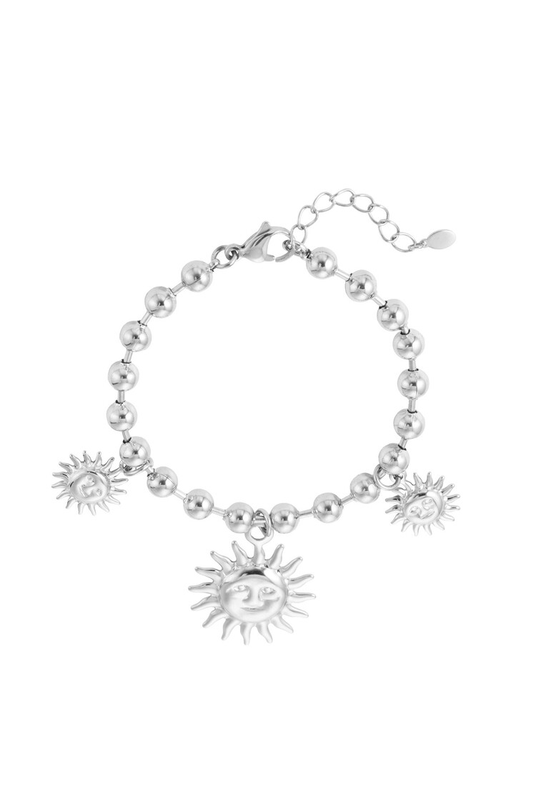 Silver Sunlit Charm Bracelet