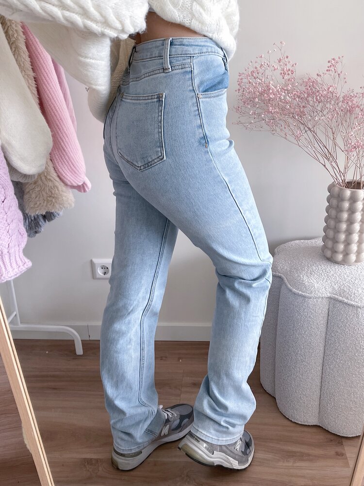 Yulia Straight Leg Jeans / Blue (TALL)
