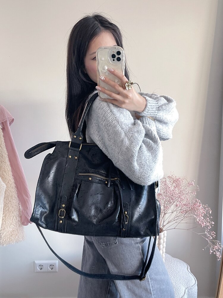 Blaire City Studs Bag / Black