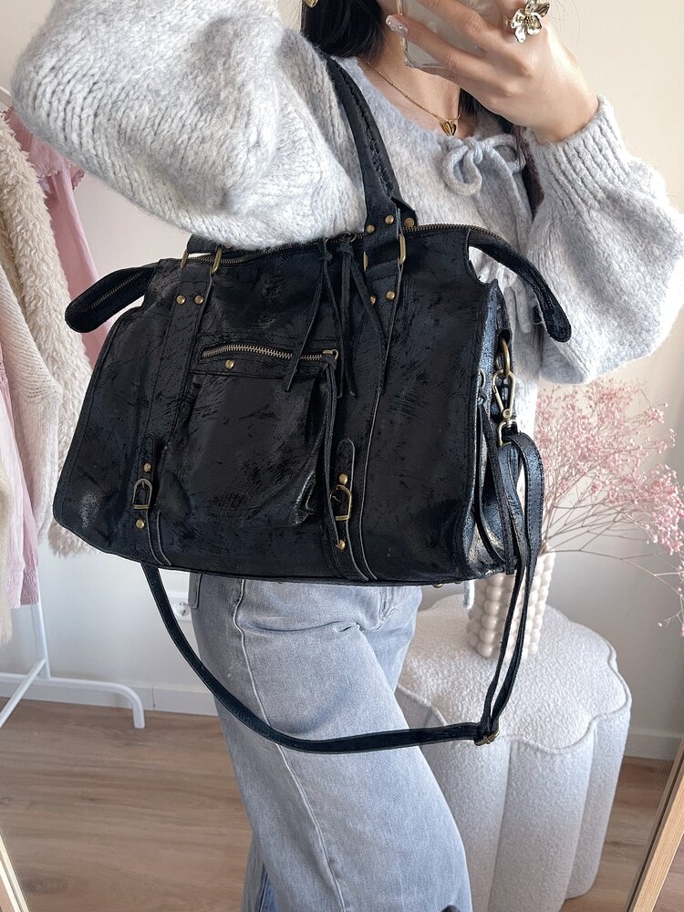 Blaire City Studs Bag / Black