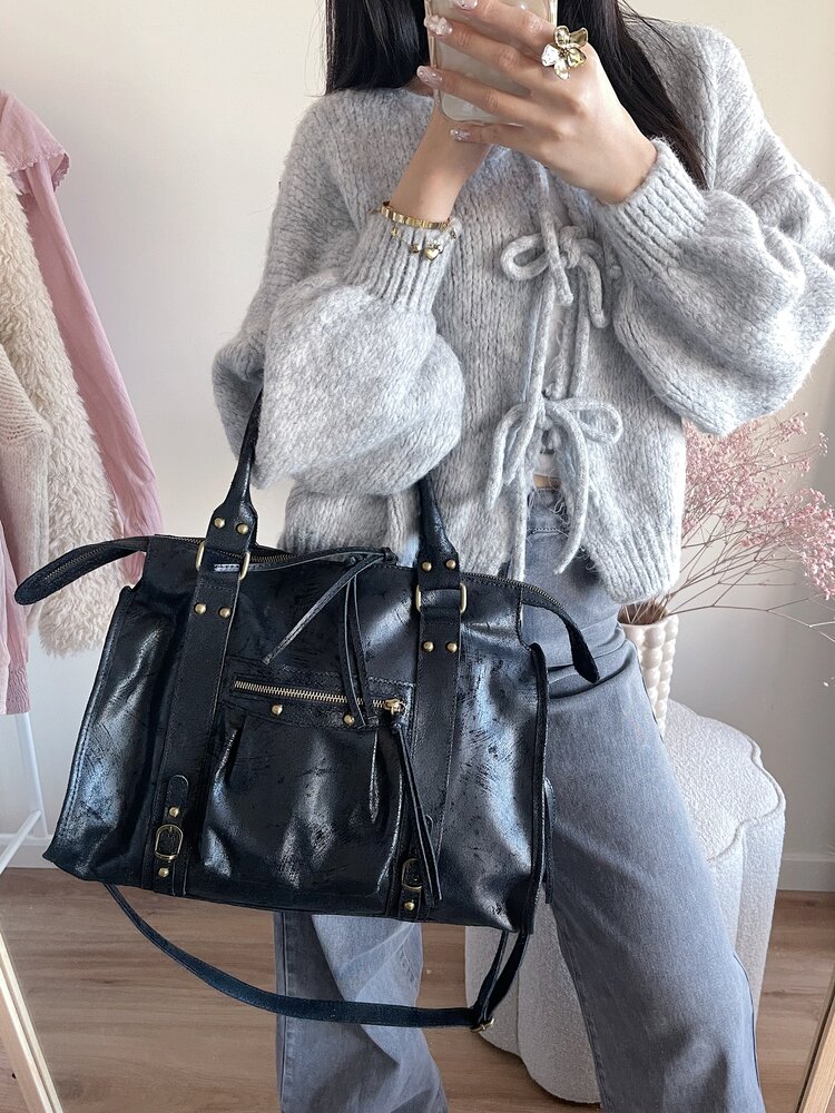 Blaire City Studs Bag / Black