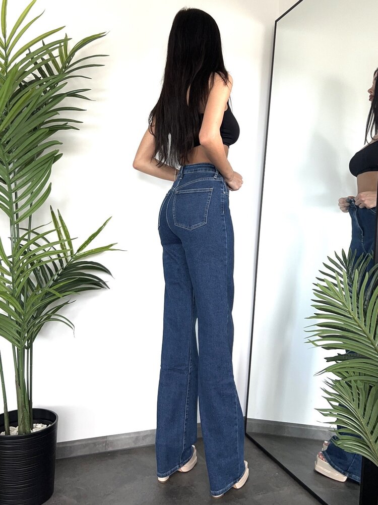 Ofelia Wide Leg Jeans / Dark Blue (TALL)