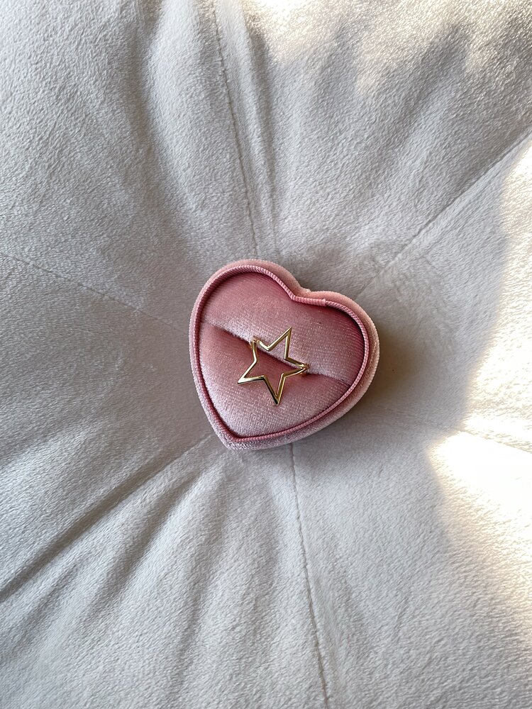 Gold Basic Star Ring