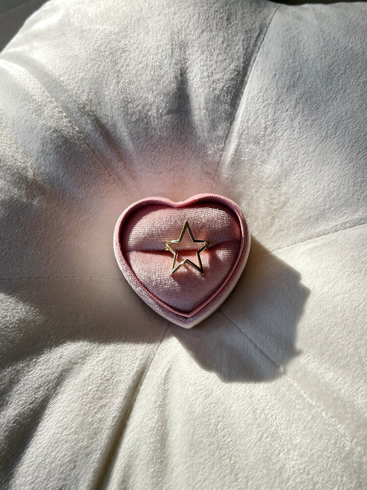 Gold Basic Star Ring