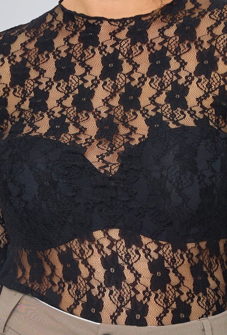 Miah Lace Top / White