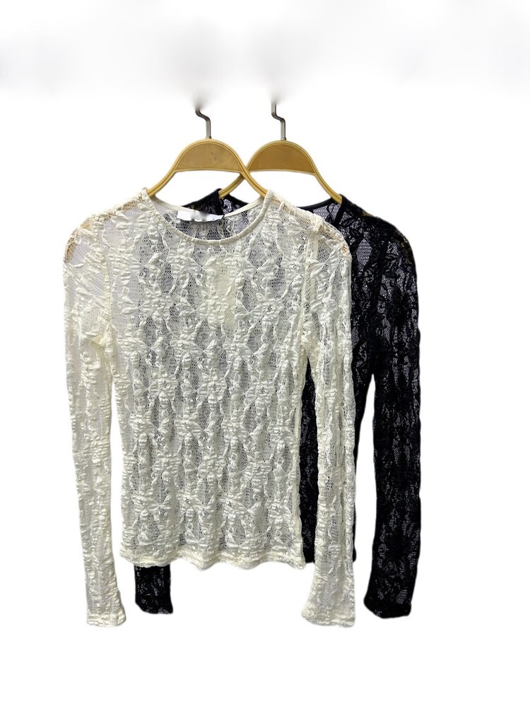 Zena Lace Top / Cream