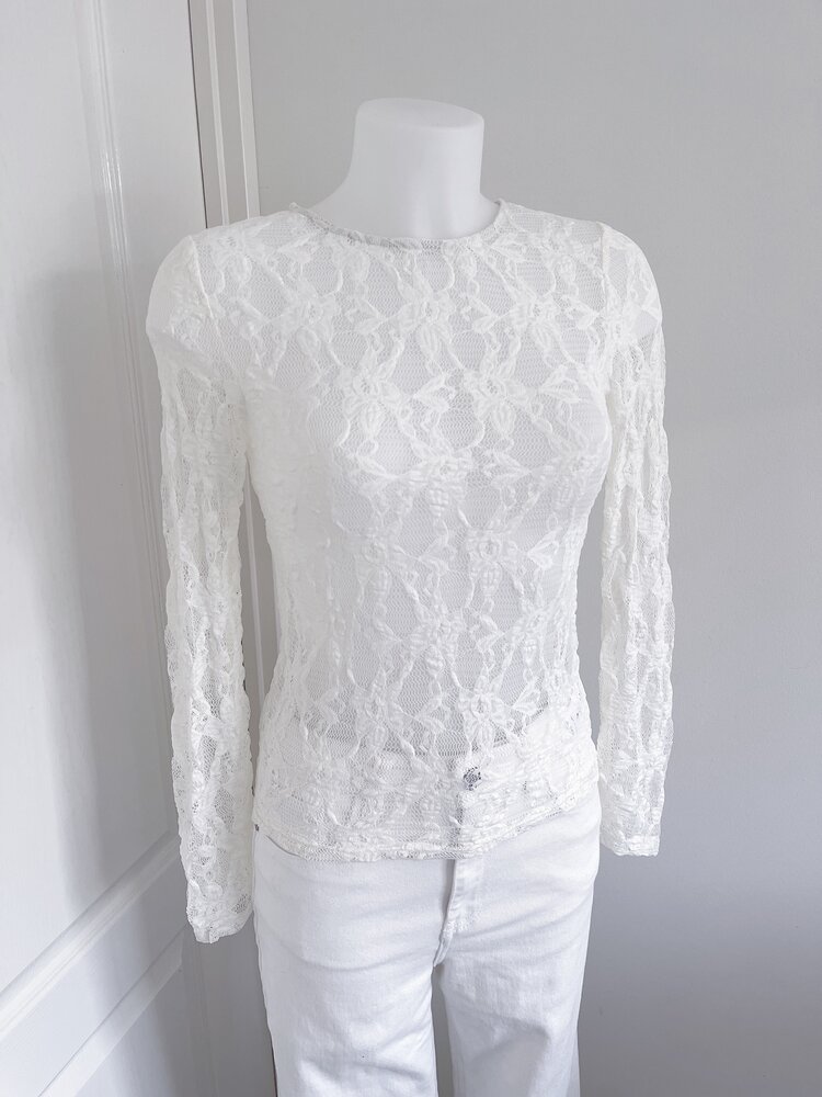 Zena Lace Top / Cream