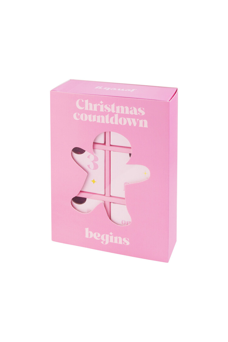 Jewellery Advent Calender  / Pink (Gold)
