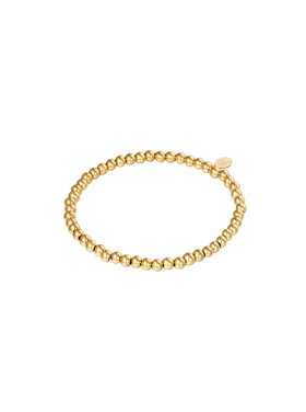 Gold Classic Beads Bracelet / Small