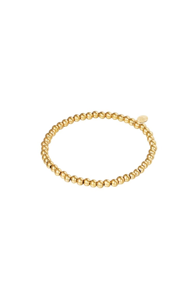 Gold Classic Beads Bracelet / Small