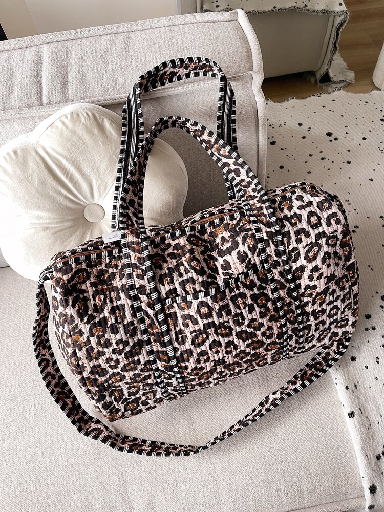 Yasmina Leopard Travel Bag / New version