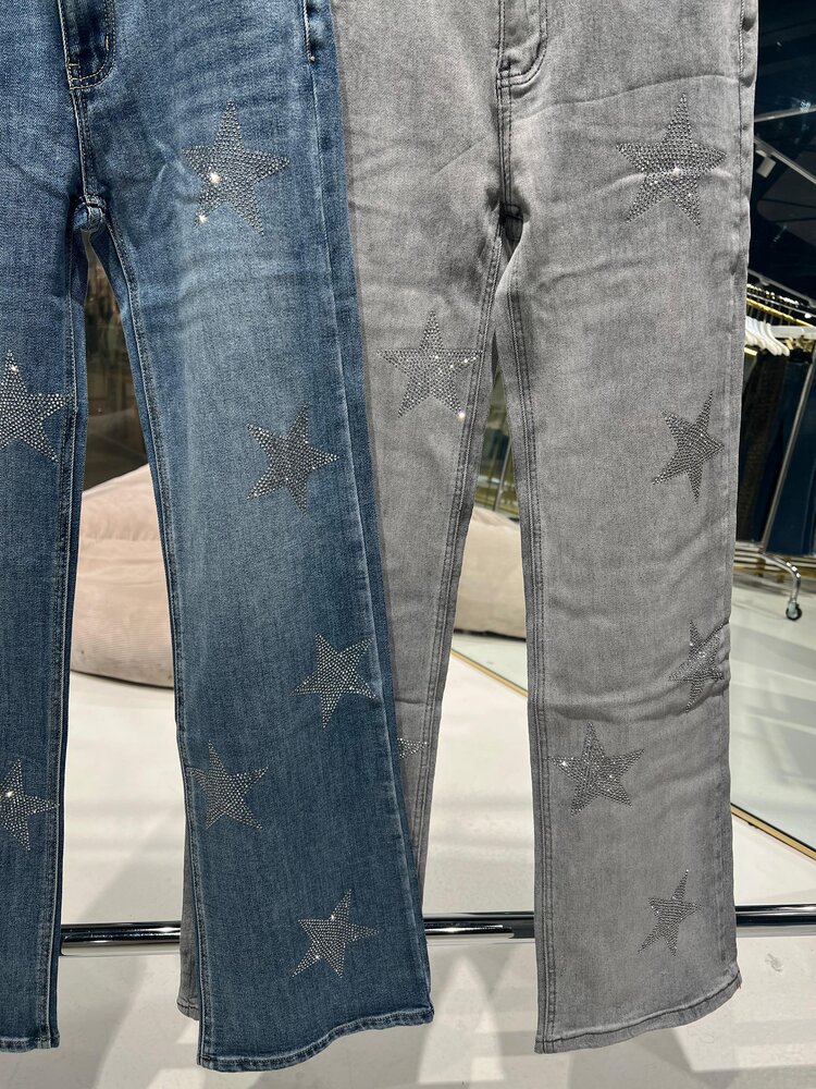 Roxy Star Straight Leg Jeans / Grey