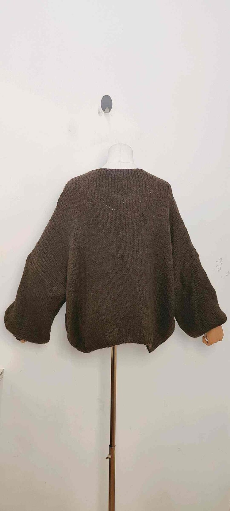 Nimi Bow Knit Sweater / Brown